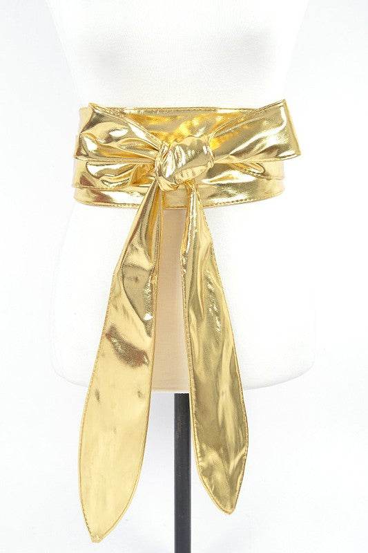 Patent Finish Obi Tie Belt - Shop Style & More | Fresh Looks, Everyday Deals & Free Shipping