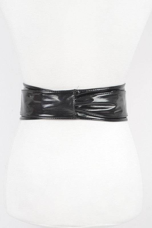 Patent Finish Obi Tie Belt - Shop Style & More | Fresh Looks, Everyday Deals & Free Shipping
