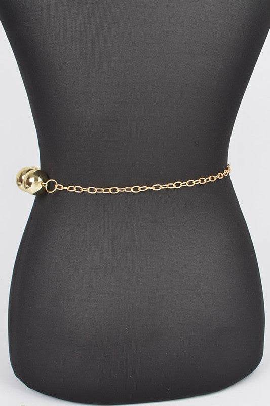 Oversize Metallic CCB Beads Fashion Chain Belt - Shop Style & More | Fresh Looks, Everyday Deals & Free Shipping