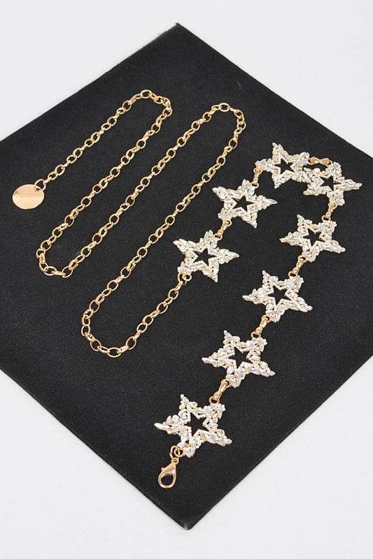 Plus Size Shiny Star Iconic Chain Belt - Shop Style & More | Fresh Looks, Everyday Deals & Free Shipping