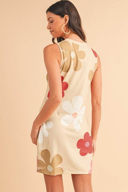 Daisy Flower Print Tank Dress - Shop Style & More | Fresh Looks, Everyday Deals & Free Shipping