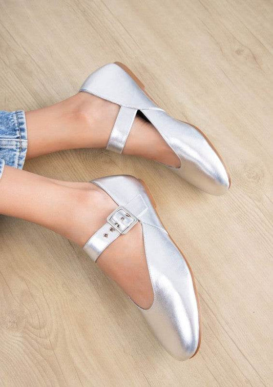 LEVI METALLIC BALLETINA FLAT - Shop Style & More | Fresh Looks, Everyday Deals & Free Shipping