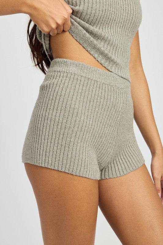 RIBBED MINI SHORTS - Shop Style & More | Fresh Looks, Everyday Deals & Free Shipping