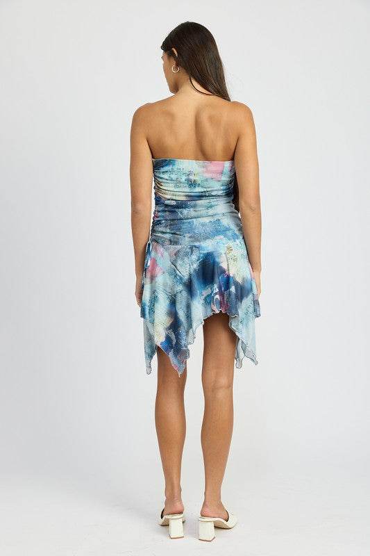 TIE DYE SHARKBITE TUBE DRESS - Shop Style & More | Fresh Looks, Everyday Deals & Free Shipping