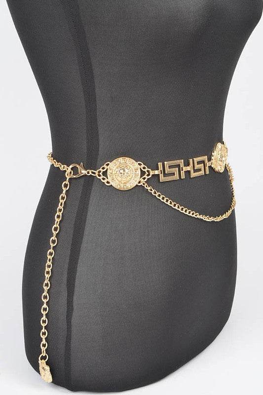 Medallion Iconic Layered Chain Belt - Shop Style & More | Fresh Looks, Everyday Deals & Free Shipping