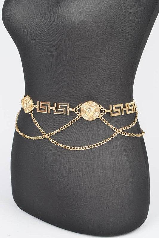 Medallion Iconic Layered Chain Belt - Shop Style & More | Fresh Looks, Everyday Deals & Free Shipping