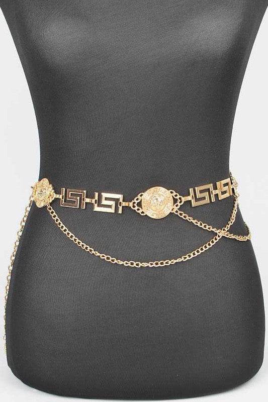 Medallion Iconic Layered Chain Belt - Shop Style & More | Fresh Looks, Everyday Deals & Free Shipping