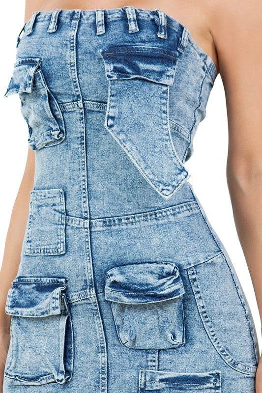 WOMEN FASHION DENIM DRESS - Shop Style & More | Fresh Looks, Everyday Deals & Free Shipping
