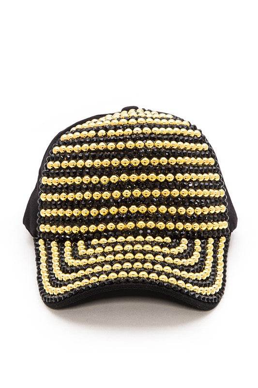 Rhinestone And Studded Fashion Cap - Shop Style & More | Fresh Looks, Everyday Deals & Free Shipping