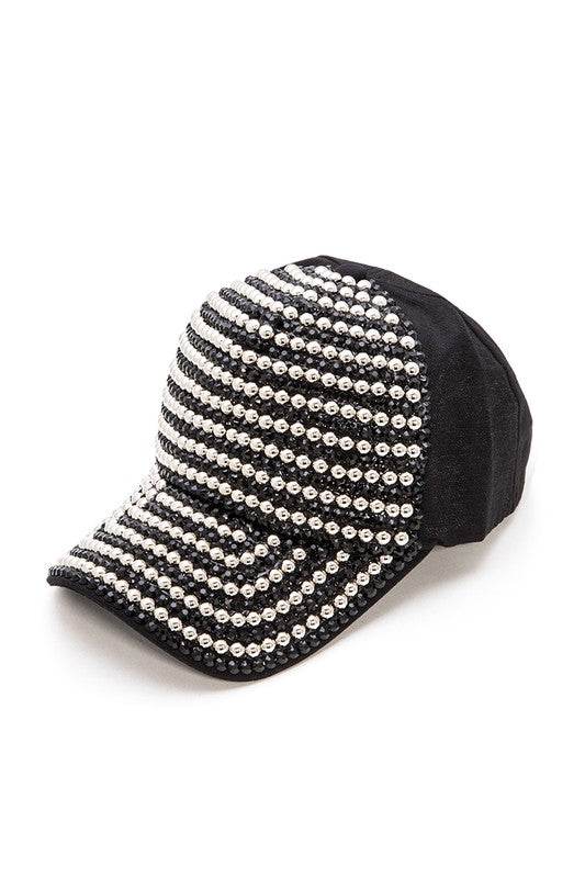 Rhinestone And Studded Fashion Cap - Shop Style & More | Fresh Looks, Everyday Deals & Free Shipping
