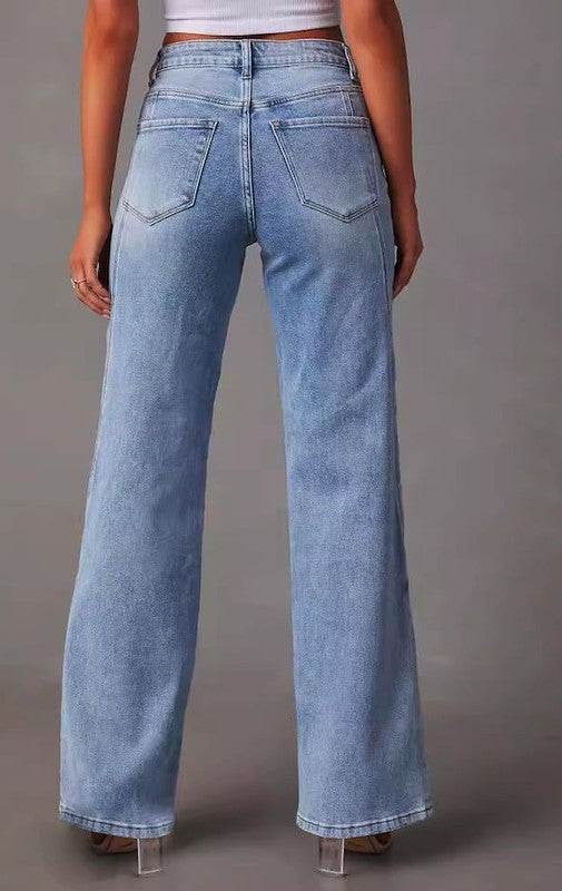 High waisted denim jeans - Shop Style & More | Fresh Looks, Everyday Deals & Free Shipping
