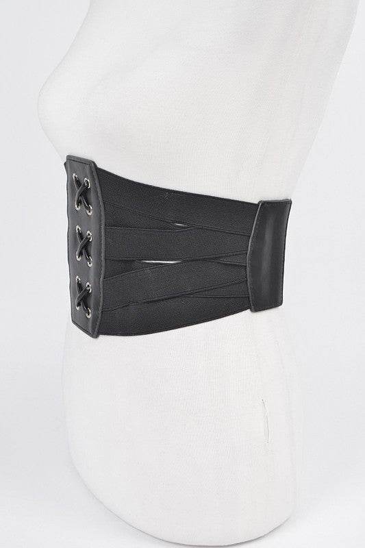 Faux Leather Lacing Corset Belt - Shop Style & More | Fresh Looks, Everyday Deals & Free Shipping