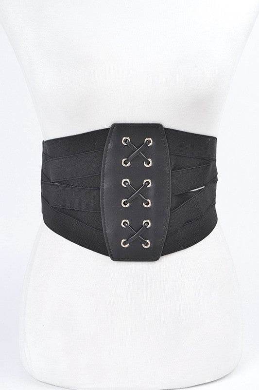Faux Leather Lacing Corset Belt - Shop Style & More | Fresh Looks, Everyday Deals & Free Shipping