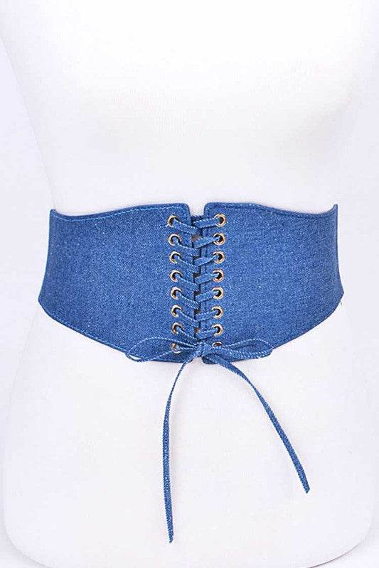 Denim Elastic Corset Belt - Shop Style & More | Fresh Looks, Everyday Deals & Free Shipping