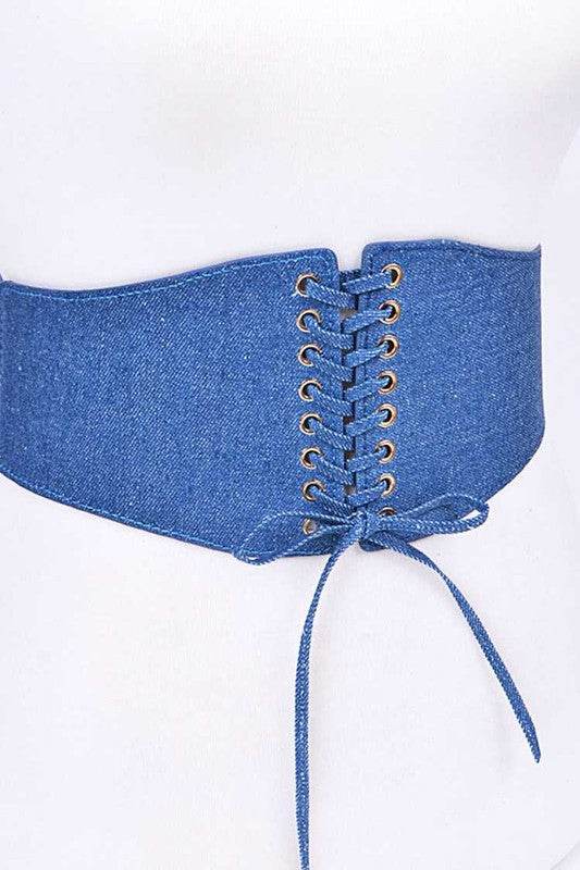 Denim Elastic Corset Belt - Shop Style & More | Fresh Looks, Everyday Deals & Free Shipping