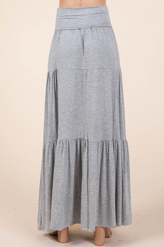 Solid Tiered Ruffle Skirt - Shop Style & More | Fresh Looks, Everyday Deals & Free Shipping