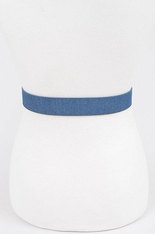 Plus Size Denim Logo Buckle Belt - Shop Style & More | Fresh Looks, Everyday Deals & Free Shipping
