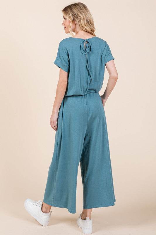 Wide Leg Jumpsuit with Side Pockets - Shop Style & More | Fresh Looks, Everyday Deals & Free Shipping