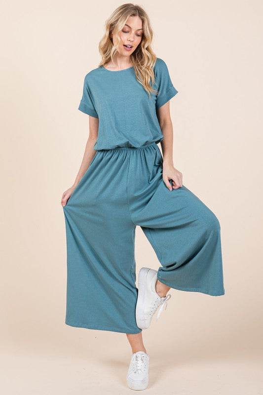 Wide Leg Jumpsuit with Side Pockets - Shop Style & More | Fresh Looks, Everyday Deals & Free Shipping