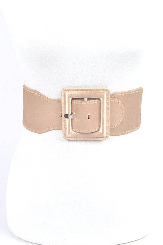 Satin Metallic Elastic Fashion Wide Belt - Shop Style & More | Fresh Looks, Everyday Deals & Free Shipping