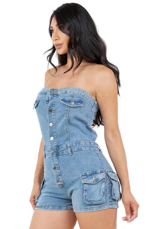 WOMEN FASHION DENIM ROMPERS - Shop Style & More | Fresh Looks, Everyday Deals & Free Shipping