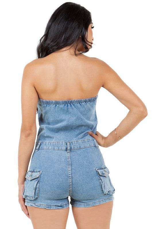 WOMEN FASHION DENIM ROMPERS - Shop Style & More | Fresh Looks, Everyday Deals & Free Shipping