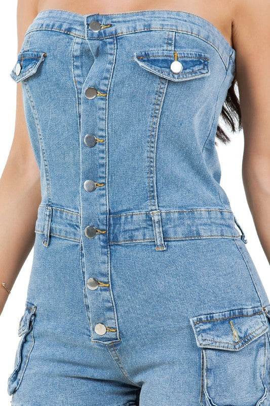 WOMEN FASHION DENIM ROMPERS - Shop Style & More | Fresh Looks, Everyday Deals & Free Shipping