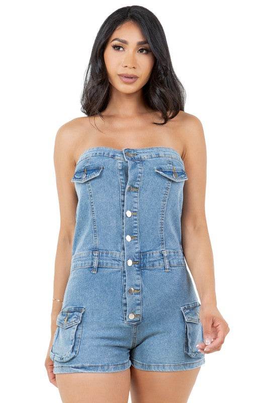 WOMEN FASHION DENIM ROMPERS - Shop Style & More | Fresh Looks, Everyday Deals & Free Shipping