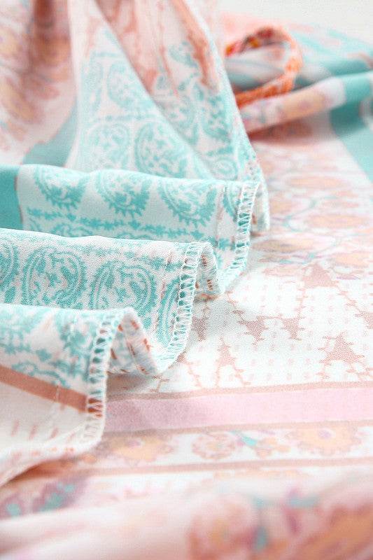 Patchwork mint coral long sundress - Shop Style & More | Fresh Looks, Everyday Deals & Free Shipping