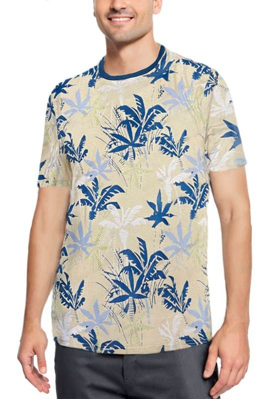 Allover Print Short Sleeve Tshirt - Shop Style & More | Fresh Looks, Everyday Deals & Free Shipping