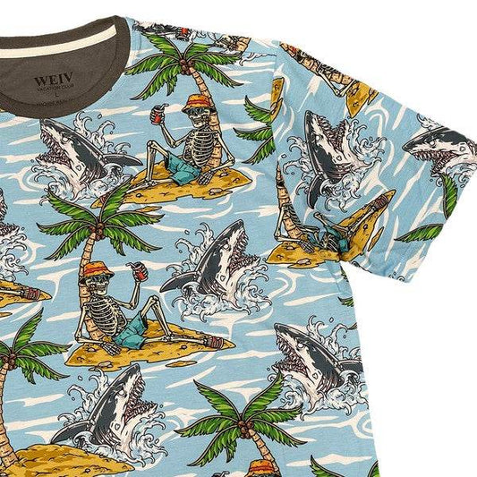 Allover Print Short Sleeve Tshirt - Shop Style & More | Fresh Looks, Everyday Deals & Free Shipping