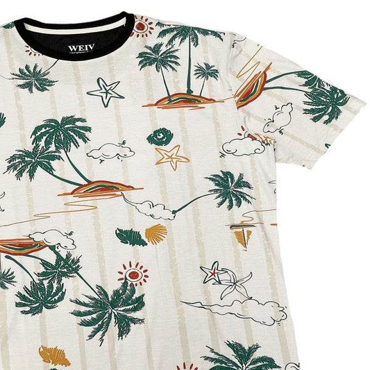 Allover Print Short Sleeve Tshirt - Shop Style & More | Fresh Looks, Everyday Deals & Free Shipping