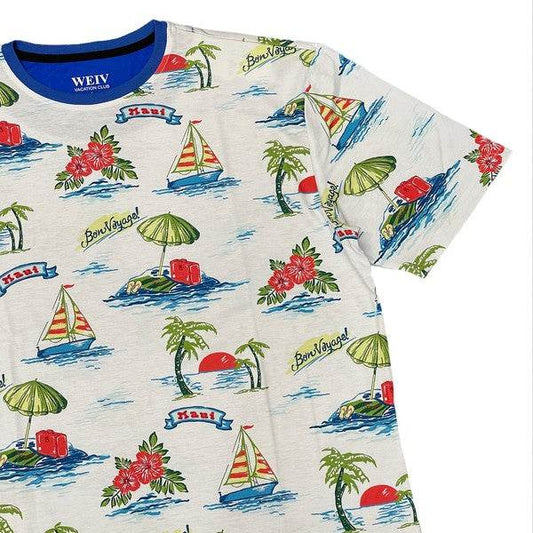 Allover Print Short Sleeve Tshirt - Shop Style & More | Fresh Looks, Everyday Deals & Free Shipping