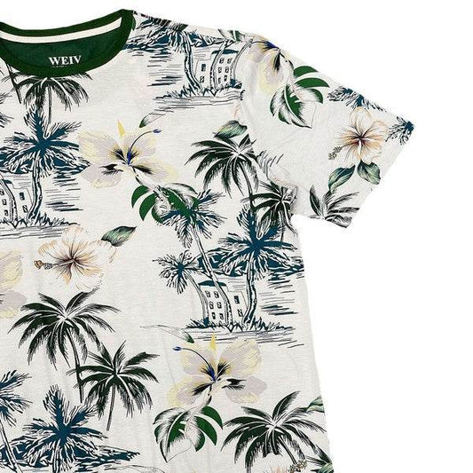 Allover Print Short Sleeve Tshirt - Shop Style & More | Fresh Looks, Everyday Deals & Free Shipping