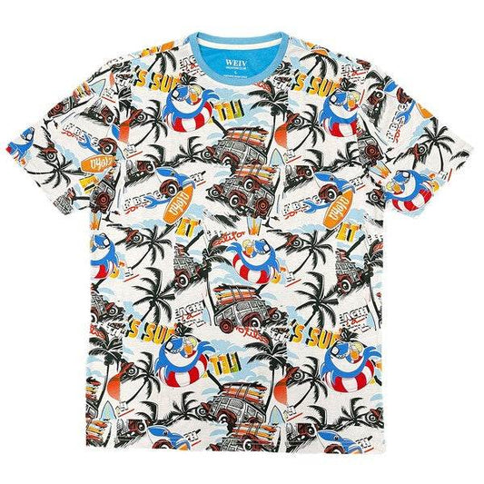 Allover Print Short Sleeve Tshirt - Shop Style & More | Fresh Looks, Everyday Deals & Free Shipping