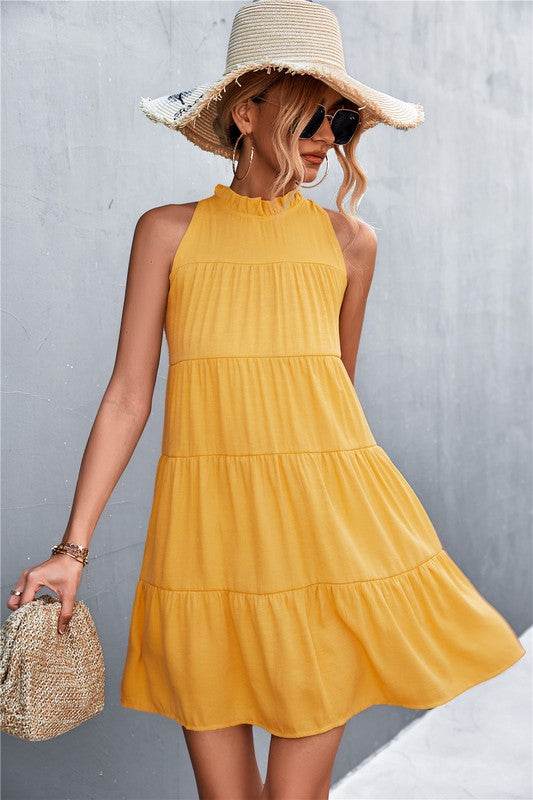 Women's Sleeveless Halter Dress A-line Dress - Shop Style & More | Fresh Looks, Everyday Deals & Free Shipping