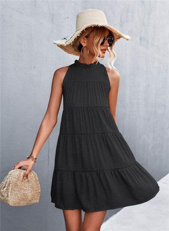 Women's Sleeveless Halter Dress A-line Dress - Shop Style & More | Fresh Looks, Everyday Deals & Free Shipping