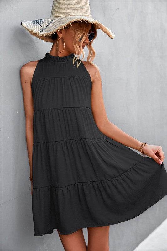 Women's Sleeveless Halter Dress A-line Dress - Shop Style & More | Fresh Looks, Everyday Deals & Free Shipping