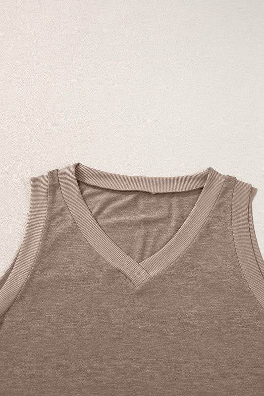Ribbed V Neck Tank - Shop Style & More | Fresh Looks, Everyday Deals & Free Shipping