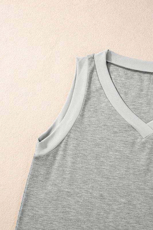 Ribbed V Neck Tank - Shop Style & More | Fresh Looks, Everyday Deals & Free Shipping