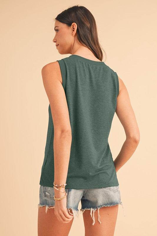 Ribbed V Neck Tank - Shop Style & More | Fresh Looks, Everyday Deals & Free Shipping