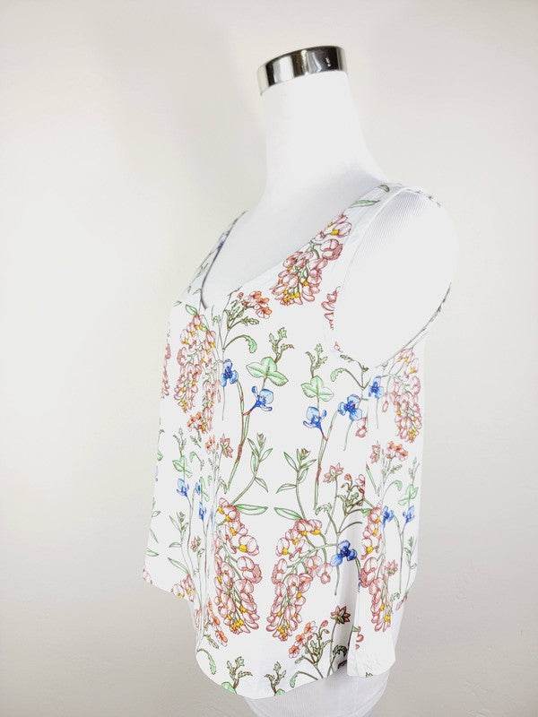 Cotton Tank Top, Boho tank top, Adjustable strap - Shop Style & More | Fresh Looks, Everyday Deals & Free Shipping
