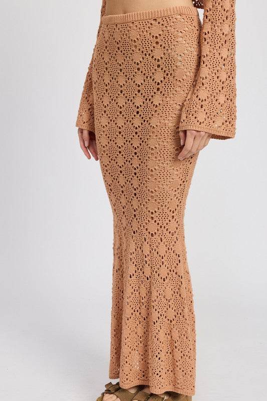 MERMAID MAXI CROCHET SKIRT - Shop Style & More | Fresh Looks, Everyday Deals & Free Shipping