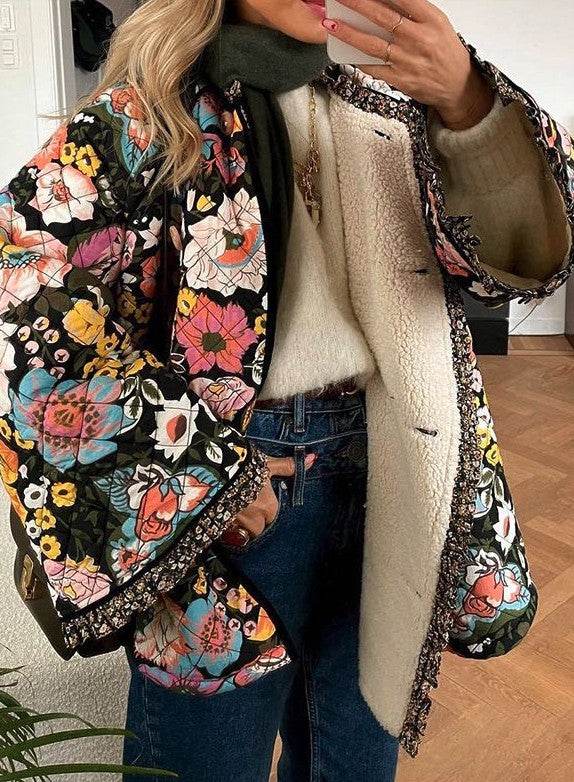 Flower Print Jacket - Shop Style & More | Fresh Looks, Everyday Deals & Free Shipping