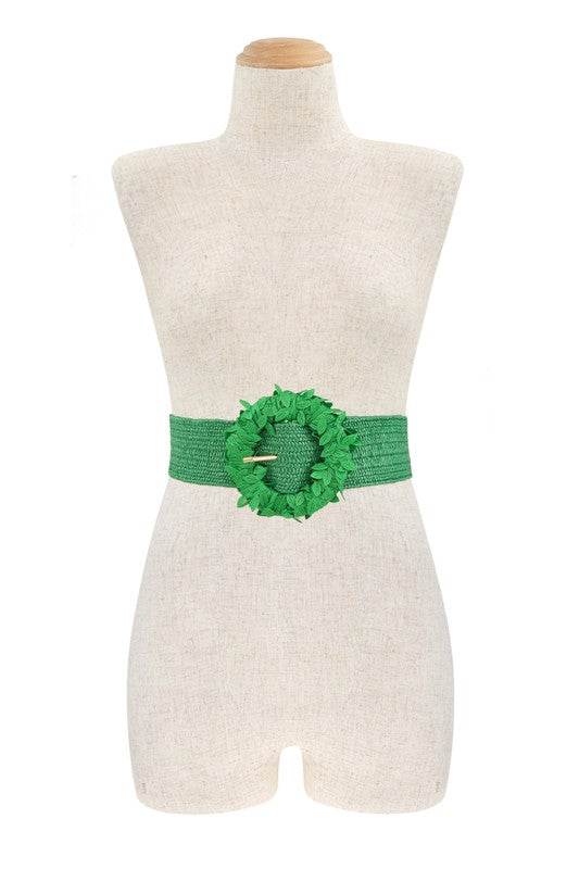 Circle Flower Buckle Elastic Belt - Shop Style & More | Fresh Looks, Everyday Deals & Free Shipping