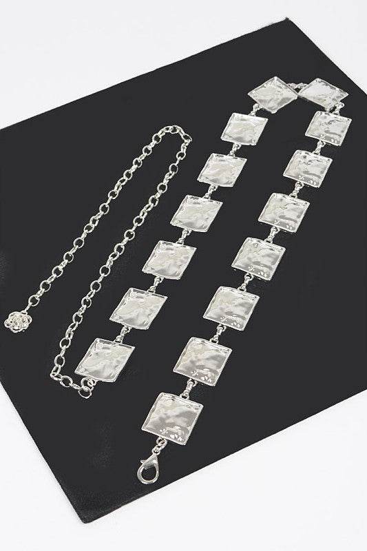 PLUS SIZE SQUARE PLATE ICONIC CHAIN BELT - Shop Style & More | Fresh Looks, Everyday Deals & Free Shipping