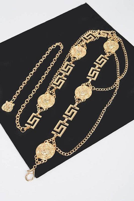 Medallion Iconic Layered Chain Belt - Shop Style & More | Fresh Looks, Everyday Deals & Free Shipping