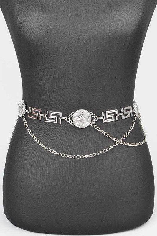 Medallion Iconic Layered Chain Belt - Shop Style & More | Fresh Looks, Everyday Deals & Free Shipping