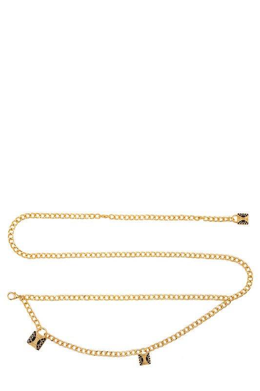 Little Dangle Metal Lock Accent Chain Belt - Shop Style & More | Fresh Looks, Everyday Deals & Free Shipping