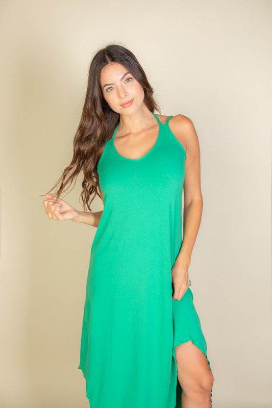 Solid Cami Double Strap Loose fit Dress - Shop Style & More | Fresh Looks, Everyday Deals & Free Shipping